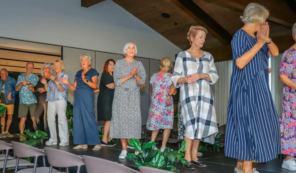 Residents Take to the Runway for Charity Fashion Show
